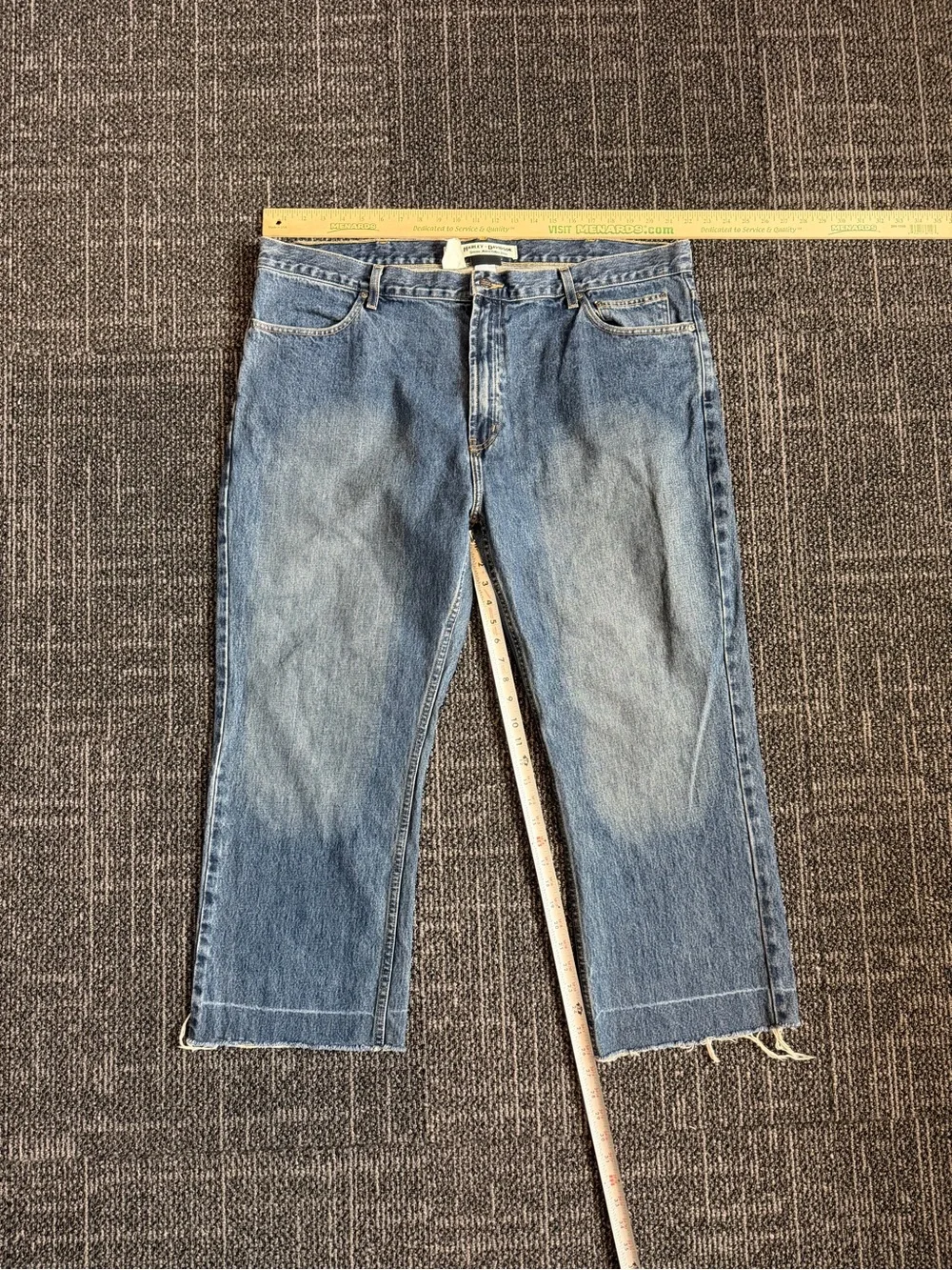 Harley Davidson Vintage Biker Jeans Mens 44x30 Motorcycle Denim Y2K USA 90s